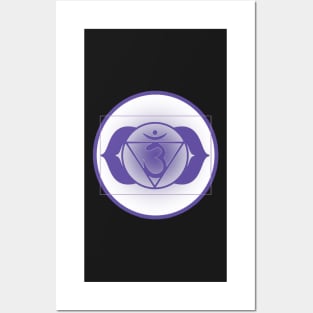 Open up your Third-Eye Chakra- Deep Purple Posters and Art